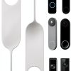 Doorbell Opening Pin Tool 2-Pack Tangseajiao Security Key Silver-0