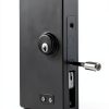 Storefront Door Mortise Lock SZRKRLA 1-1/8" Aluminum Keyed Deadbolt-3