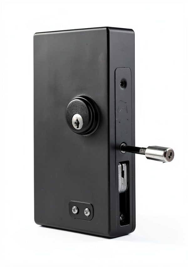 Storefront Door Mortise Lock SZRKRLA 1-1/8" Aluminum Keyed Deadbolt-3