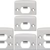 Deadbolt Strike Plate DOITOOL 8-Piece Stainless Steel Kit 2.24 x 1.77-0