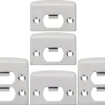Deadbolt Strike Plate DOITOOL 8-Piece Stainless Steel Kit 2.24 x 1.77-0