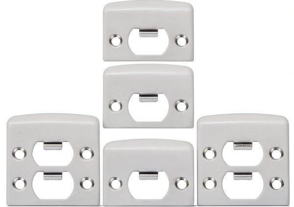 Deadbolt Strike Plate DOITOOL 8-Piece Stainless Steel Kit 2.24 x 1.77-0