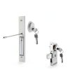 Storefront Mortise Door Lock HONUTIGE Aluminum Double Cylinder-4