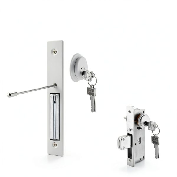 Storefront Mortise Door Lock HONUTIGE Aluminum Double Cylinder-4