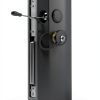 Storefront Door Mortise Lock AIsecure Aluminum Hook Deadbolt Silver-4